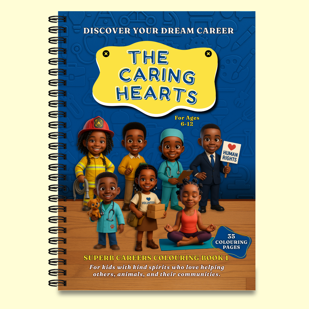 The Caring Heart: Superb Careers Colouring Book 1 (Pre-Order)