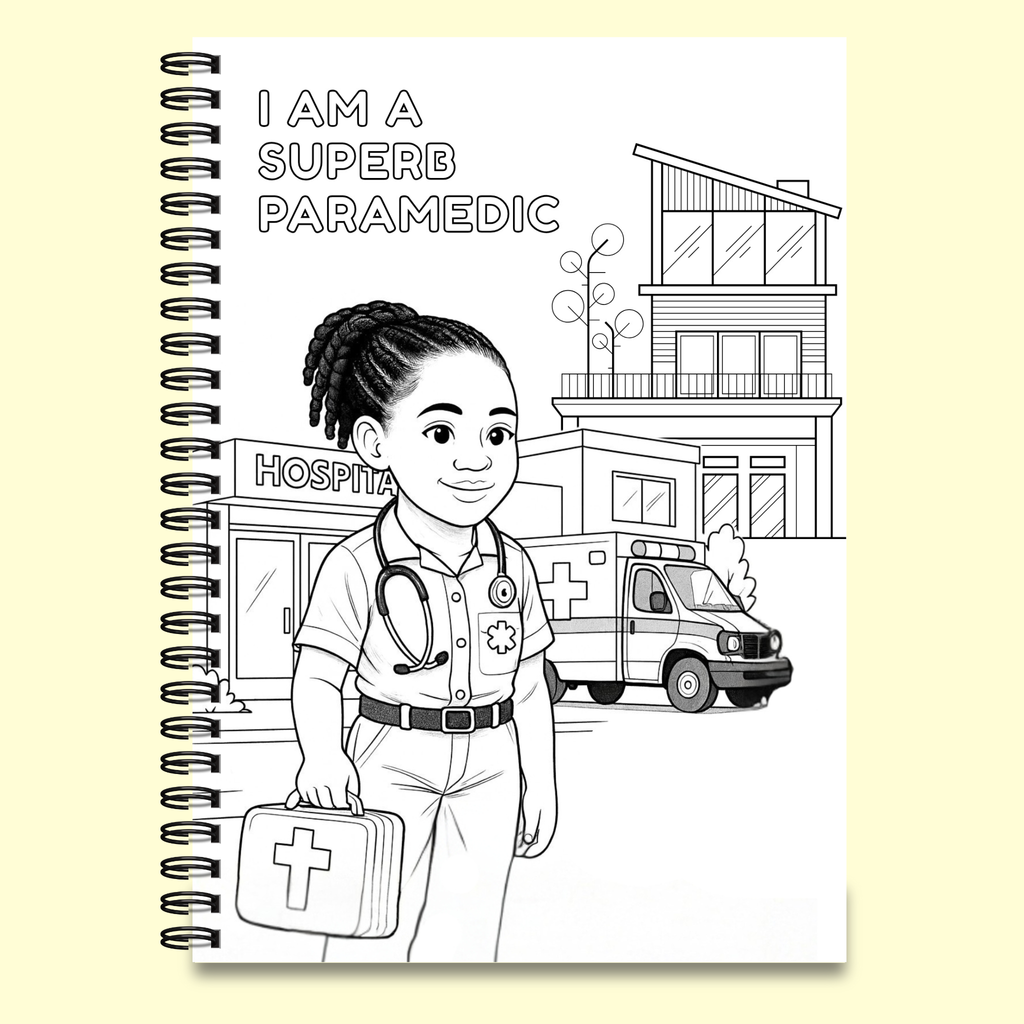 The Caring Heart: Superb Careers Colouring Book 1 (Pre-Order)